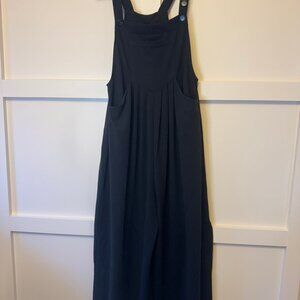 Halara Overalls -Adjustable Strap Button Multiple Pockets Waffle Casual Overalls